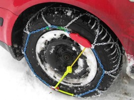 cadenas de nieve vehículo