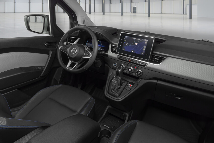 Nissan Townstar EV interior